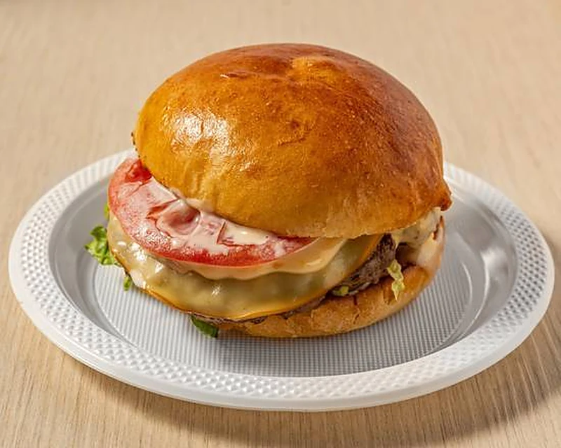 So Cheese Burger at So Burger in Hamilton, Ontario